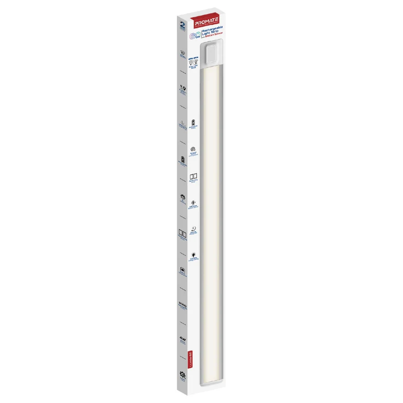 Promate 60cm Rechargeable Light Strip with Motion Sensor