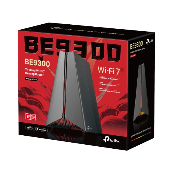 TP-Link BE9300 Tri-Band Wi-Fi 7 Gaming Router ARCHER GE550