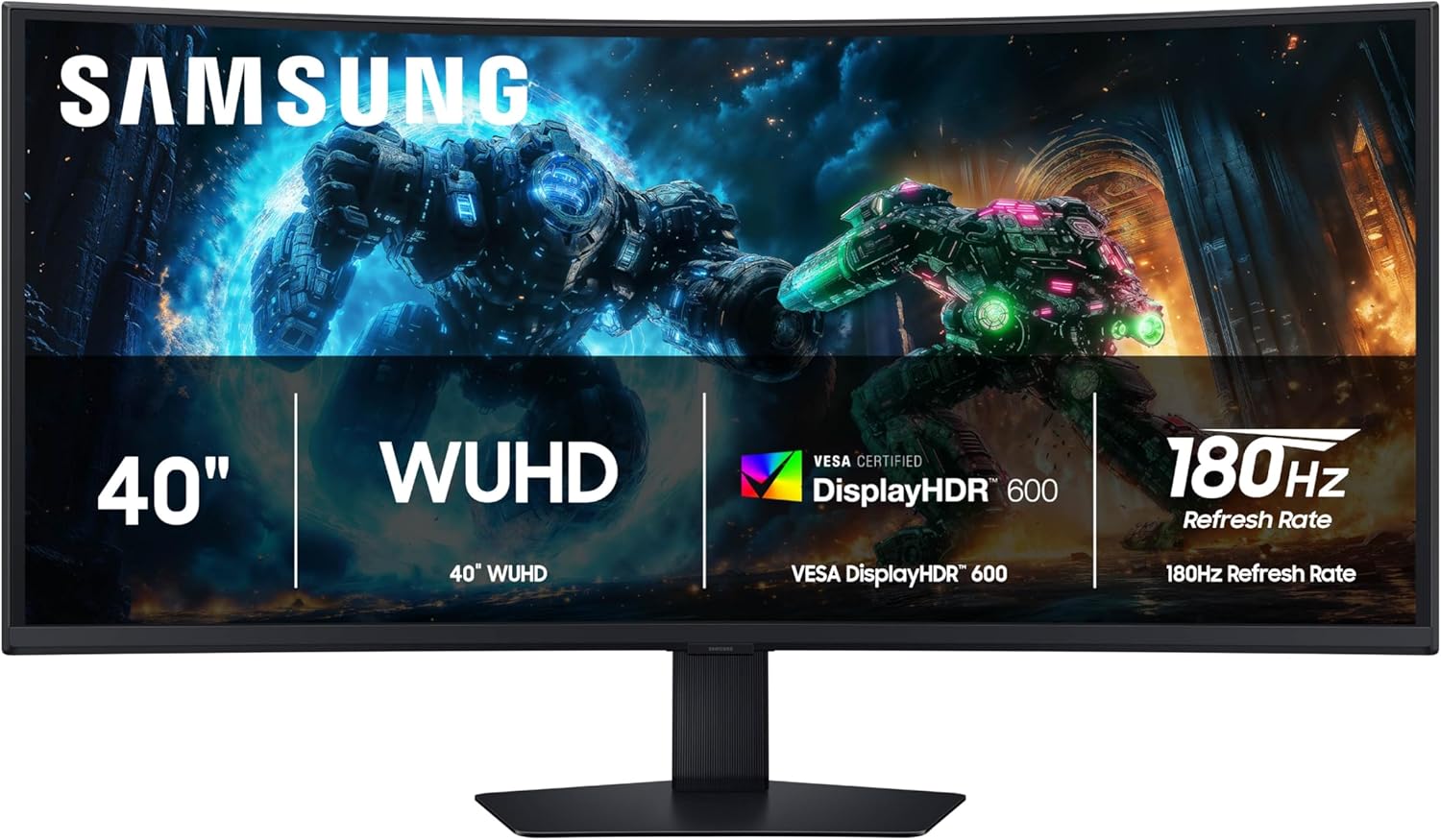 Samsung 40 Odyssey G7 G75F Series Curved Gaming Monitor