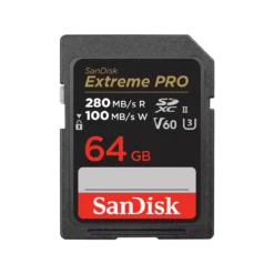 SanDisk Extreme PRO 64GB UHS-II SD Card – 280MB/s