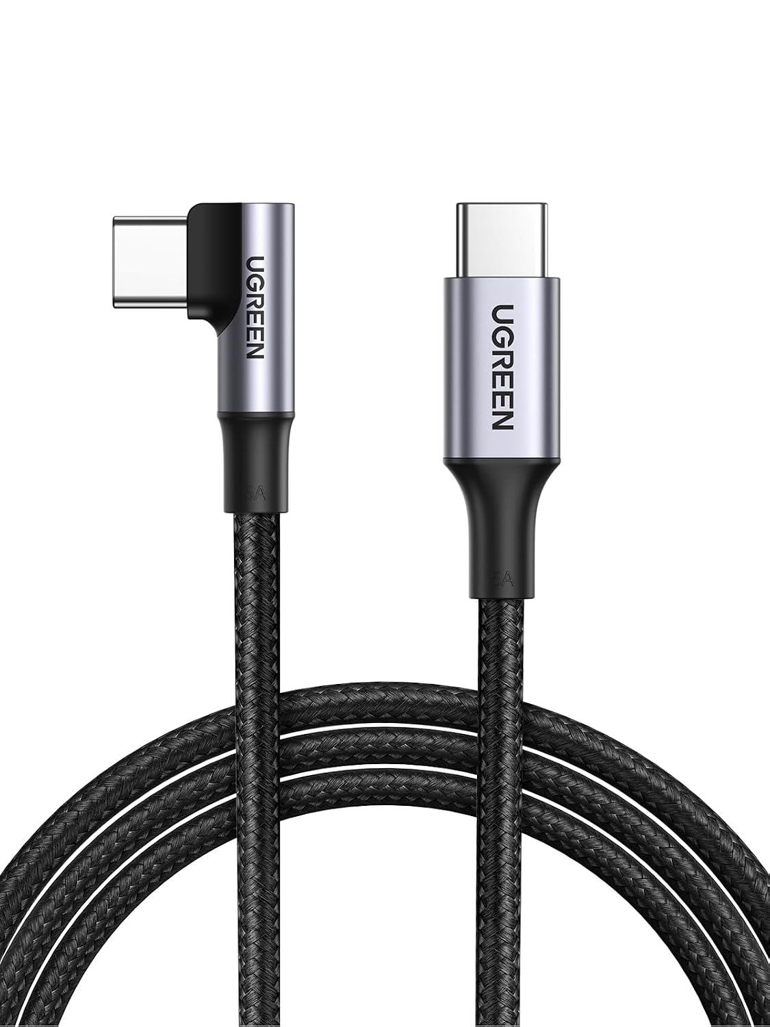 UGREEN US334 100W USB C to USB C Right Angle 1M Cable
