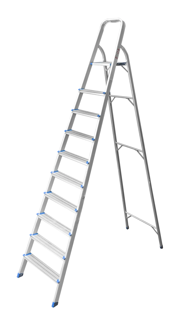 Aluminum Ladder Nyumba Step Ladder - A-type 10 Step