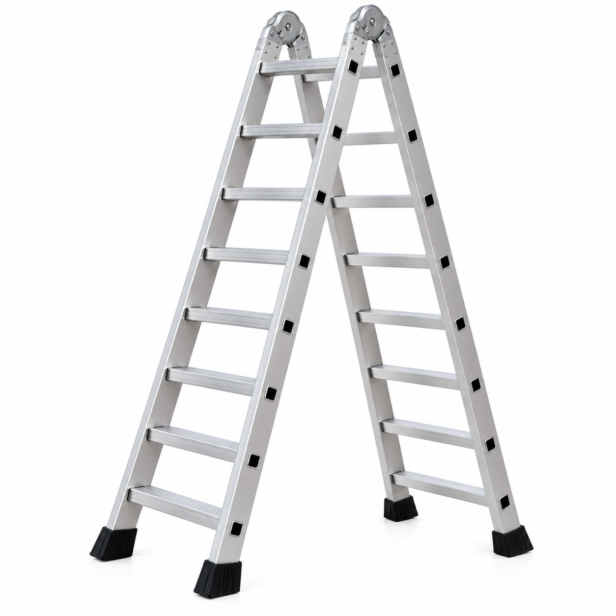 FUNDI FOLDING ALUMINUM LADDER FFL28 (2 x 8 STEP)
