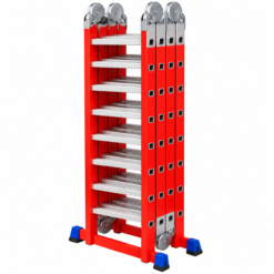FUNDI FOLDING FIBREGLASS LADDER FFL48-FRP 4 x 8 STEP