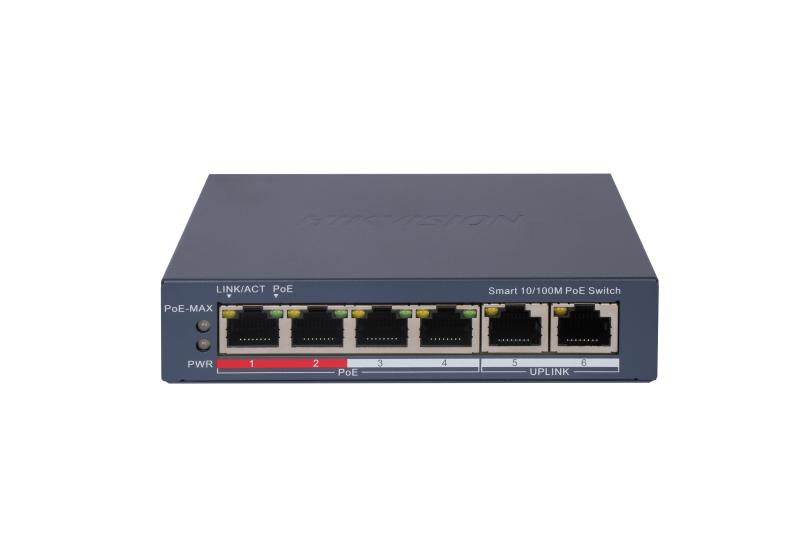Hikvision DS-3E1106P-EI/M 4-Port Smart PoE Switch