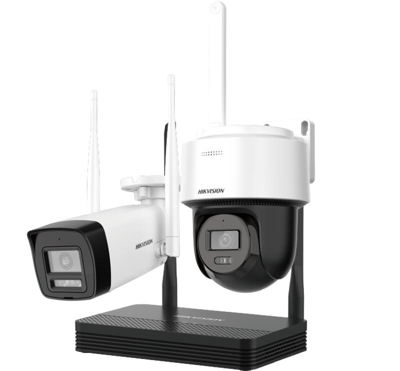 Hikvision NKS422W03H 2MP bullet + PTDome WiFi NVS Kit