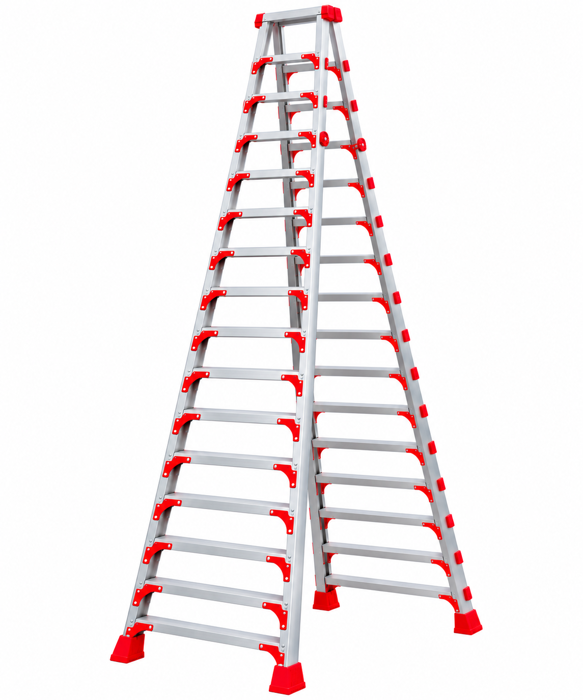 IMARA DUAL STEP ALUMINUM LADDER IDSL14 (14 + 14 STEP)