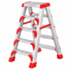 IMARA DUAL STEP ALUMINUM LADDER IDSL4 (4 + 4 STEP)