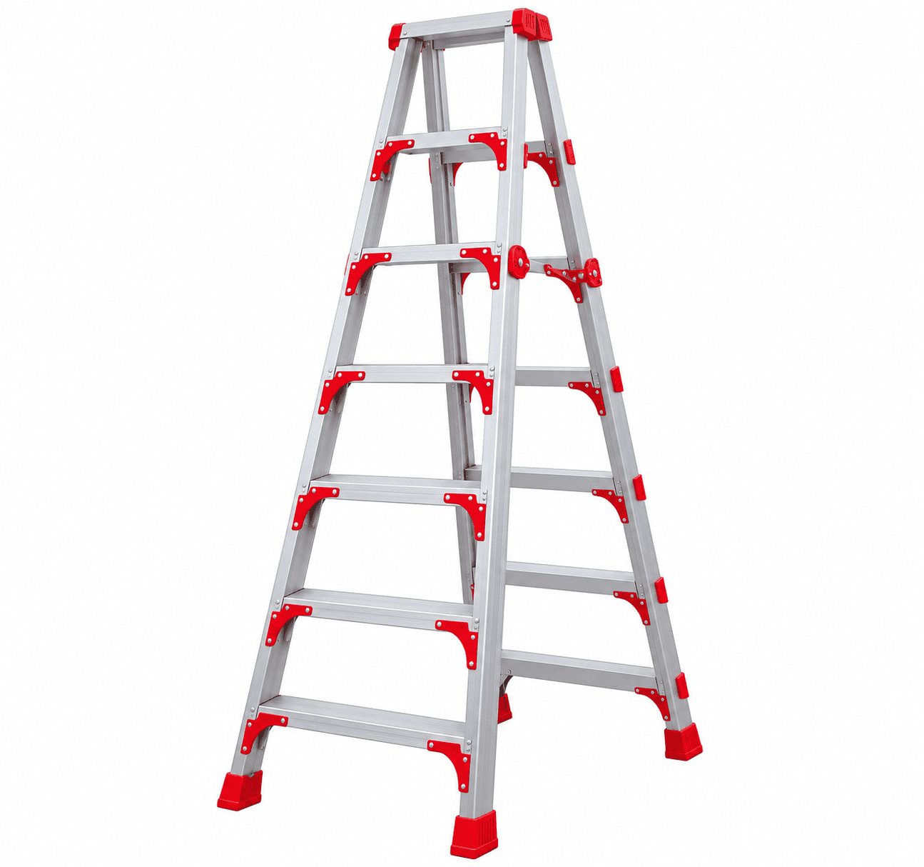 IMARA DUAL STEP ALUMINUM LADDER IDSL6 (6 + 6 STEP)