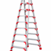 IMARA DUAL STEP ALUMINUM LADDER IDSL8 (8 + 8 STEP)
