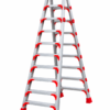 IMARA DUAL STEP ALUMINUM LADDER IDSL9 (9 + 9 STEP)