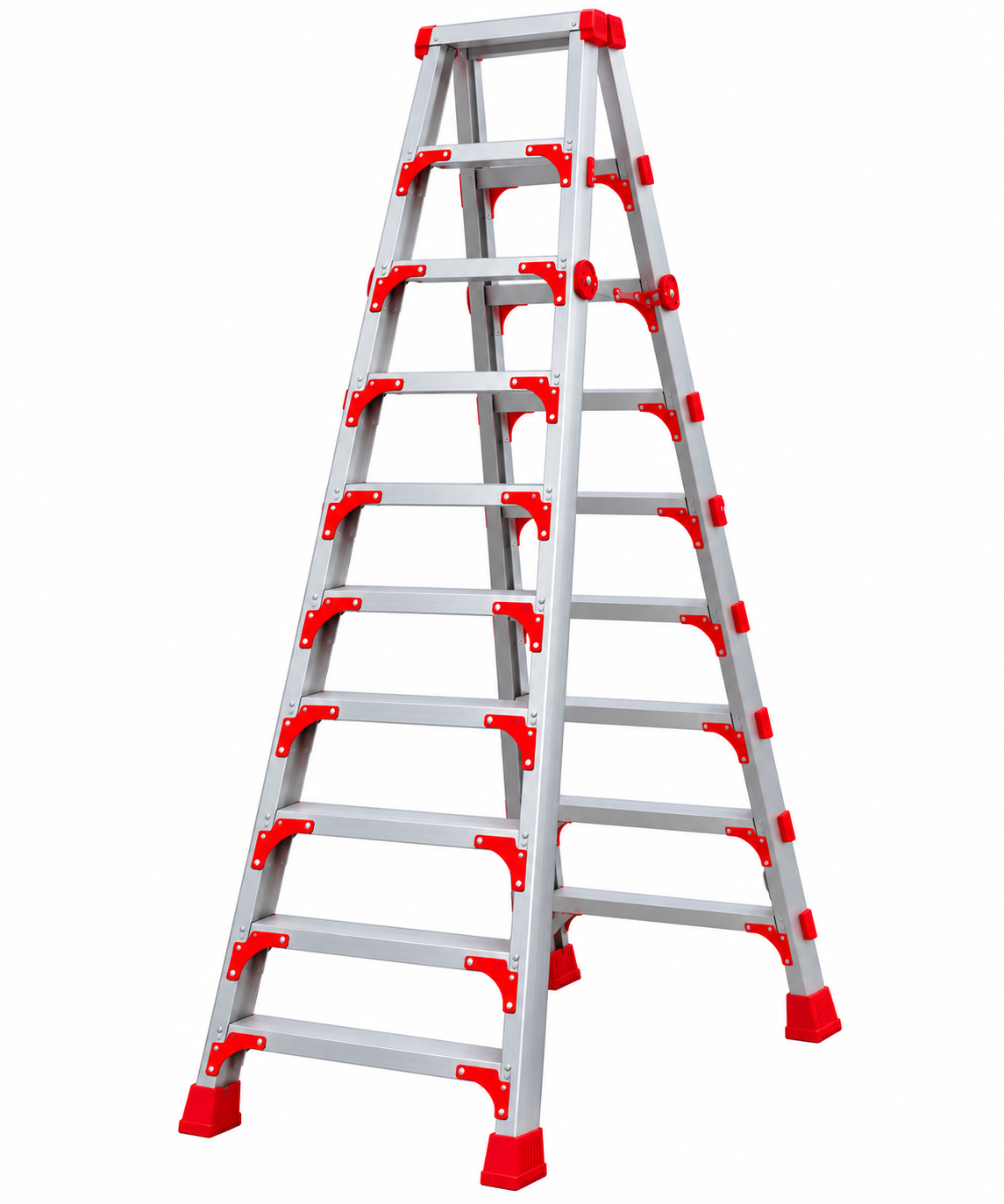 IMARA DUAL STEP ALUMINUM LADDER IDSL9 (9 + 9 STEP)